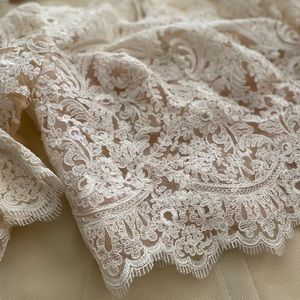 BHLDN Ivory, lace Wedding dress top.